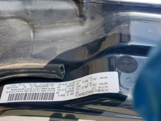 1J8HG48K97C628300 - 2007 JEEP COMMANDER GRAY photo 10