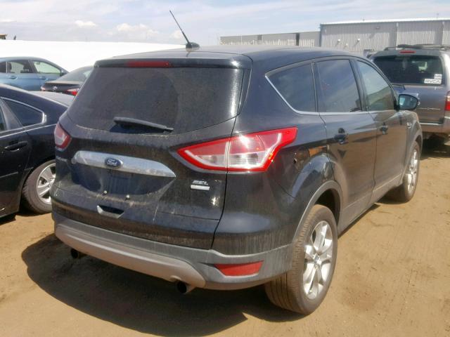 1FMCU9H92DUA79836 - 2013 FORD ESCAPE SEL BLACK photo 4