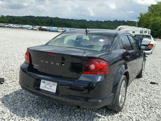 1B3BD2FB9BN574671 - 2011 DODGE AVENGER LU BLACK photo 4