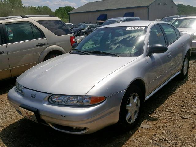 1G3NL52F03C222603 - 2003 OLDSMOBILE ALERO GL SILVER photo 2