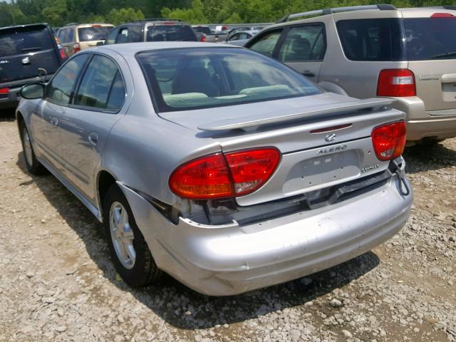 1G3NL52F03C222603 - 2003 OLDSMOBILE ALERO GL SILVER photo 3