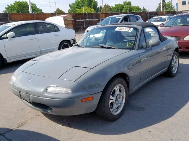 JM1NA3532T0702106 - 1996 MAZDA MX-5 MIATA GRAY photo 2