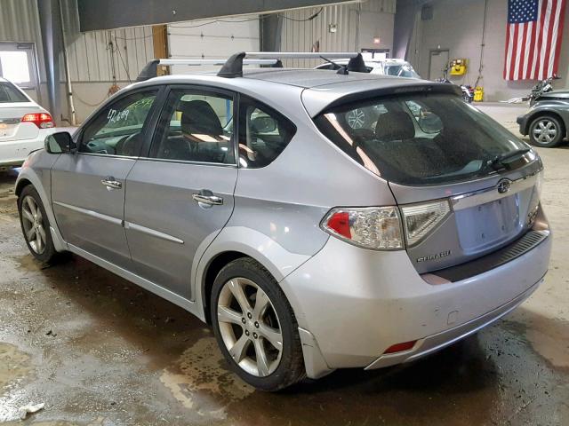 JF1GH63659H821559 - 2009 SUBARU IMPREZA OU SILVER photo 3