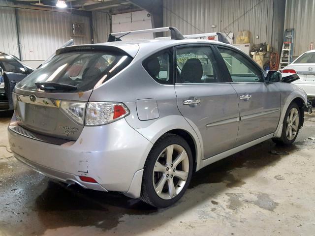 JF1GH63659H821559 - 2009 SUBARU IMPREZA OU SILVER photo 4