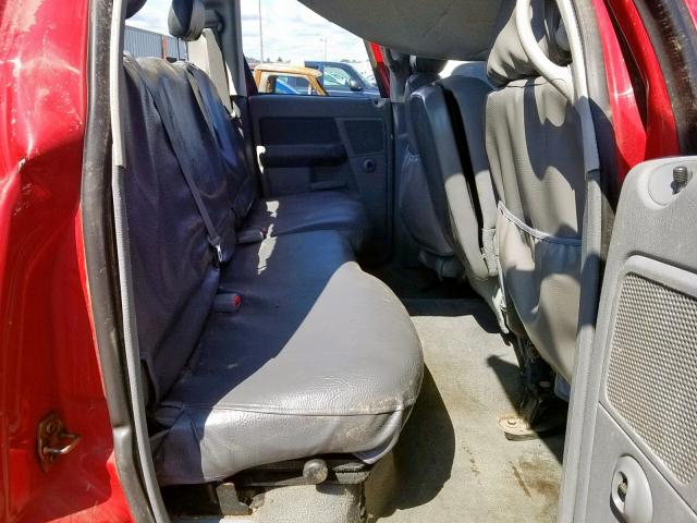 3D7KS28CX6G107239 - 2006 DODGE RAM 2500 S წითელი ფოტო 6