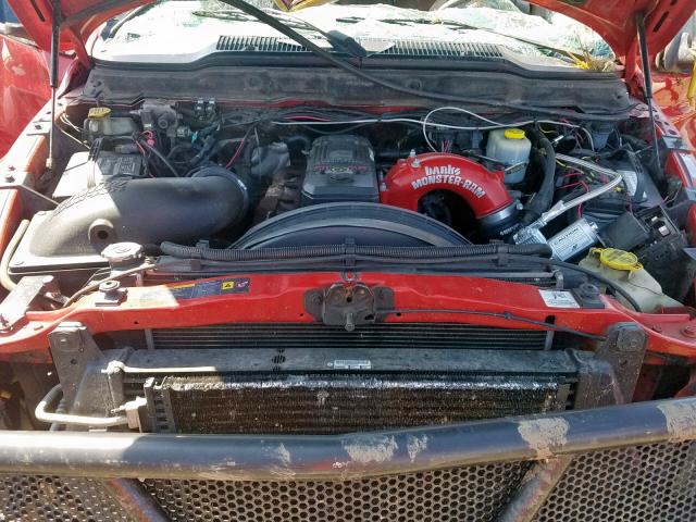 3D7KS28CX6G107239 - 2006 DODGE RAM 2500 S წითელი ფოტო 7