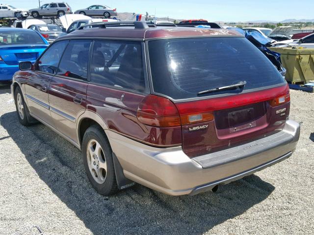 4S3BG6859X7623464 - 1999 SUBARU LEGACY OUT RED photo 3