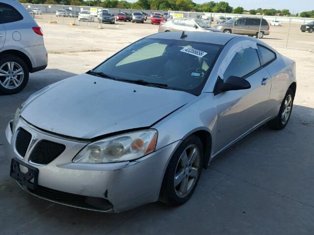 1G2ZH17N184182694 - 2008 PONTIAC G6 GT SILVER photo 2