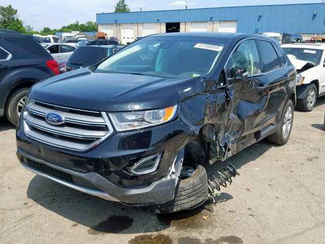 2FMPK4K90JBC63063 - 2018 FORD EDGE TITAN BLACK photo 2