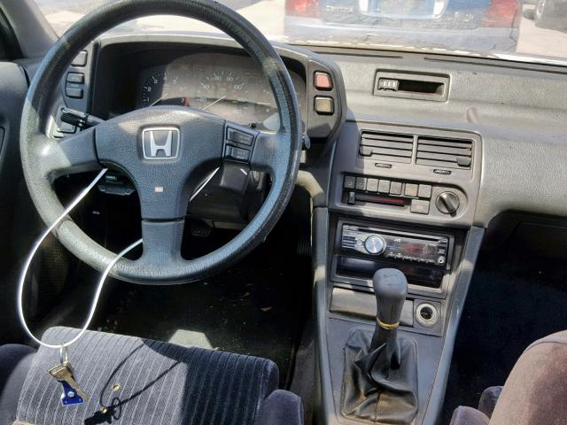 JHMBA4143KC027725 - 1989 HONDA PRELUDE SI WHITE photo 9