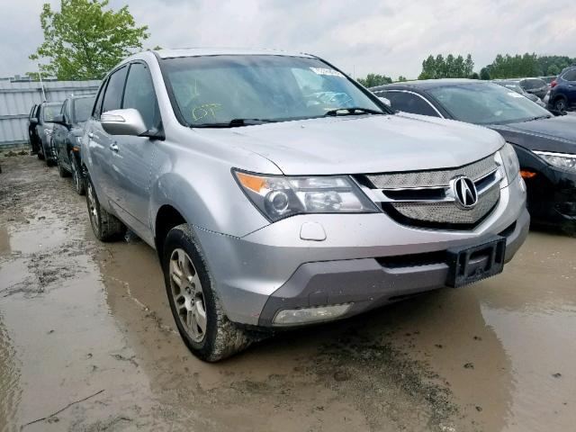 2HNYD28287H003172 - 2007 ACURA MDX SILVER photo 1