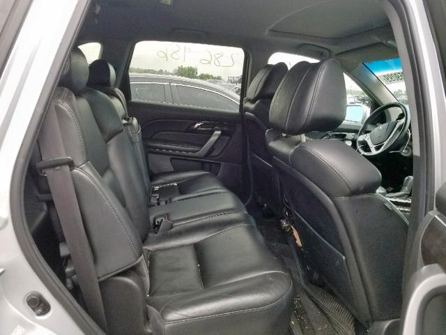 2HNYD28287H003172 - 2007 ACURA MDX SILVER photo 6