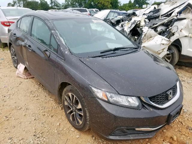 2HGFB2F82DH555645 - 2013 HONDA CIVIC EX GRAY photo 1