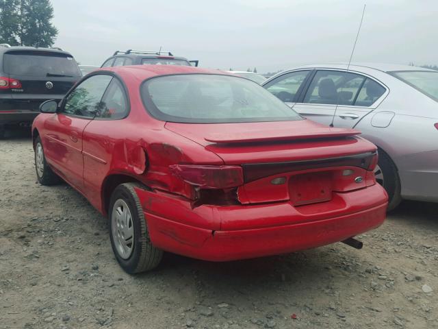 3FAKP1135WR266454 - 1998 FORD ESCORT ZX2 RED photo 3