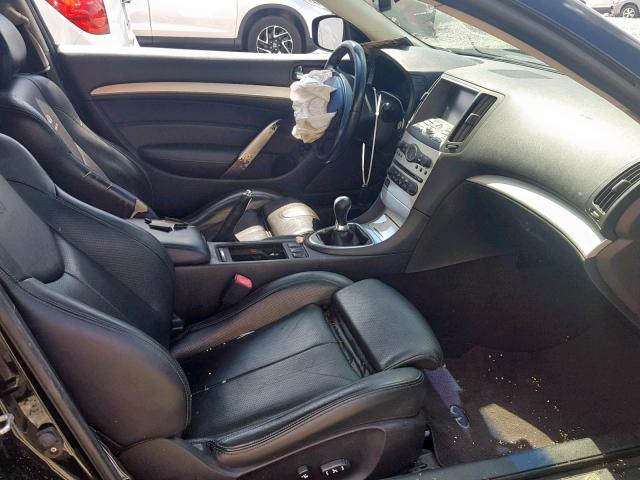 JNKCV64E08M100867 - 2008 INFINITI G37 BASE BLACK photo 5