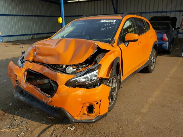 JF2GTADC5J8205575 - 2018 SUBARU CROSSTREK ORANGE photo 2