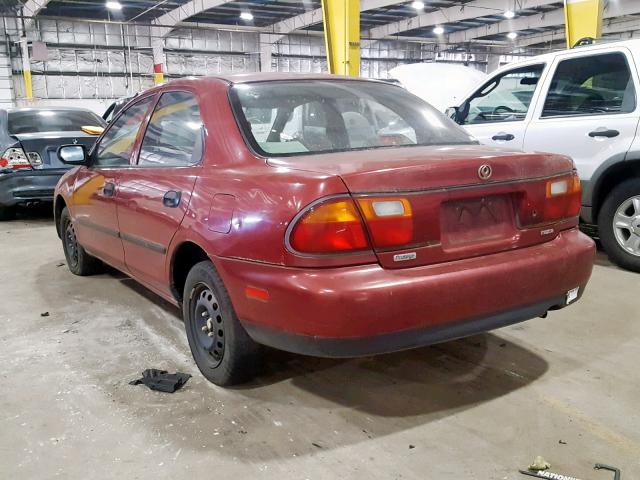 JM1BB1411T0302882 - 1996 MAZDA PROTEGE DX RED photo 3