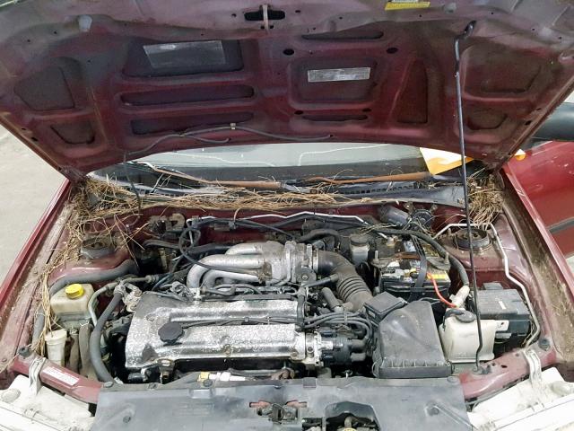 JM1BB1411T0302882 - 1996 MAZDA PROTEGE DX RED photo 7