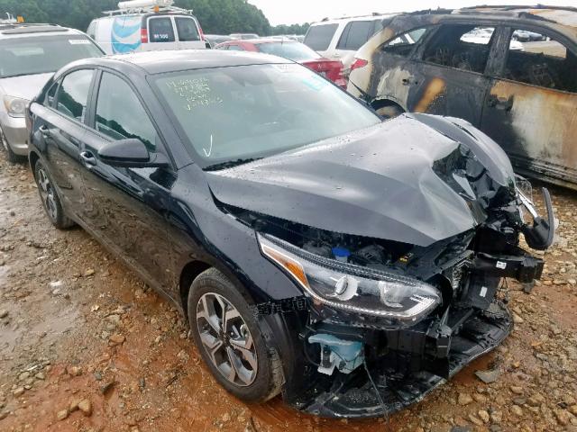 3KPF24AD3KE034263 - 2019 KIA FORTE FE BLACK photo 1