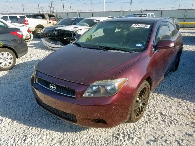 JTKDE177X50017934 - 2005 TOYOTA SCION TC 紫色 照片 2