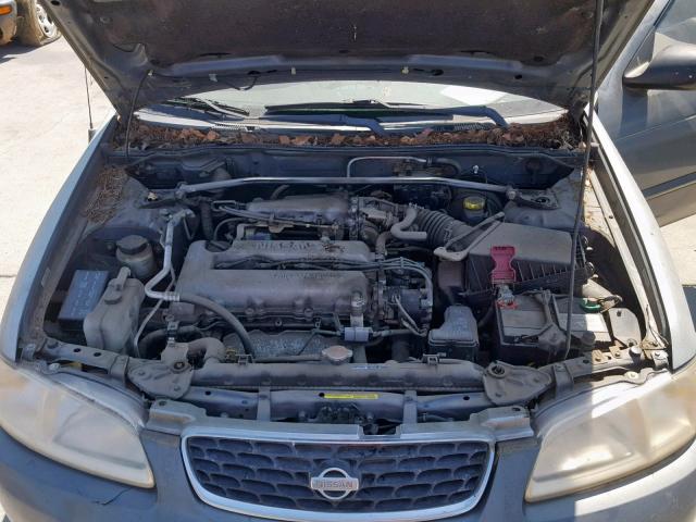 3N1BB51DX1L125726 - 2001 NISSAN SENTRA SE GRAY photo 7