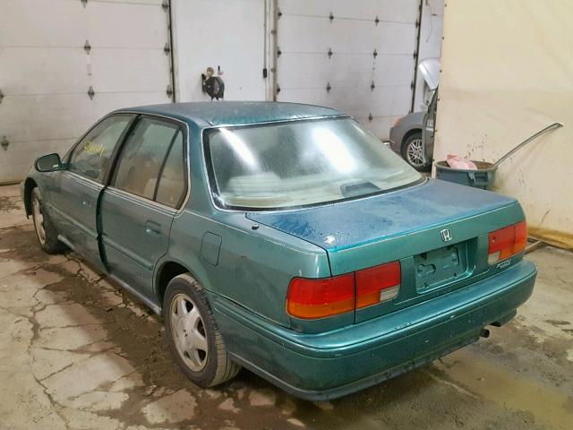 1HGCB7698PA102772 - 1993 HONDA ACCORD 10T GREEN photo 3