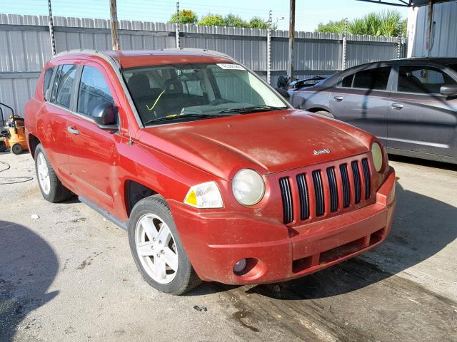 1J8FT47WX8D555988 - 2008 JEEP COMPASS SP RED photo 1