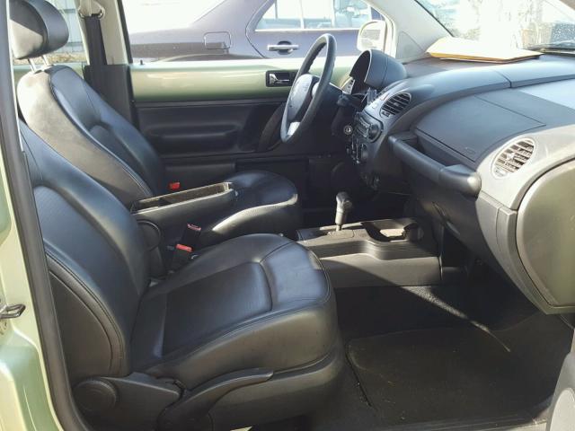 3VWRW31CX8M524567 - 2008 VOLKSWAGEN NEW BEETLE მწვანე ფოტო 5