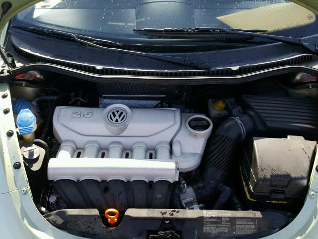 3VWRW31CX8M524567 - 2008 VOLKSWAGEN NEW BEETLE მწვანე ფოტო 7