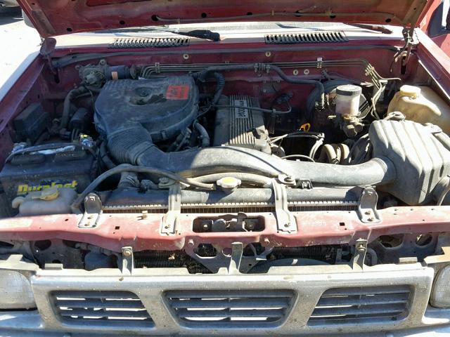 1N6SD11S1LC374992 - 1990 NISSAN D21 SHORT RED photo 7