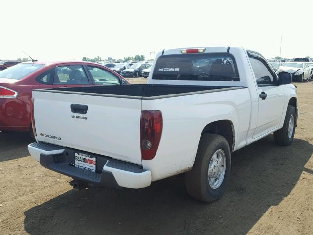 1GCCS148568272082 - 2006 CHEVROLET COLORADO WHITE photo 4