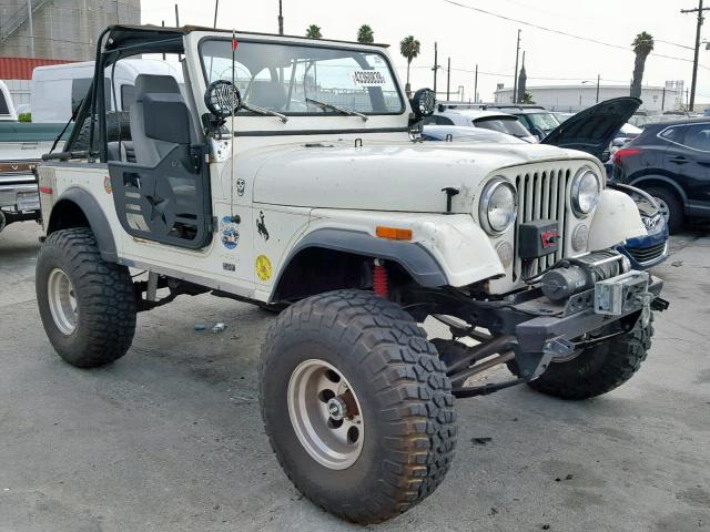 J6F93AA065701 - 1976 JEEP CJ-7 WHITE photo 1