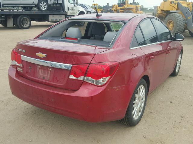 1G1PK5SC9C7181729 - 2012 CHEVROLET CRUZE ECO RED photo 4