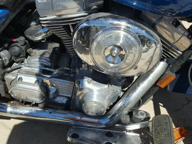 1HD1DDV126Y603588 - 2006 HARLEY-DAVIDSON FLHT BLUE photo 7