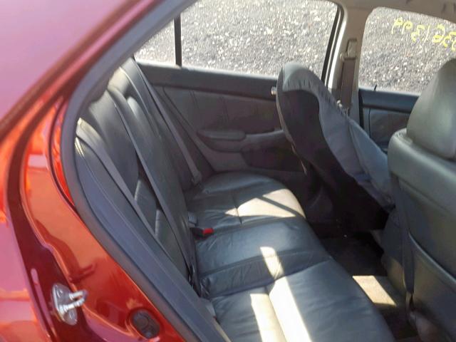 1HGCM66583A074354 - 2003 HONDA ACCORD BURGUNDY photo 6