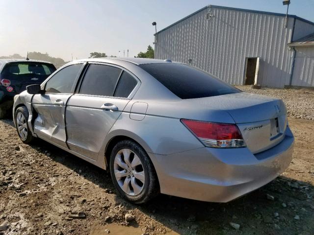 1HGCP2F81AA042076 - 2010 HONDA ACCORD EXL SILVER photo 3