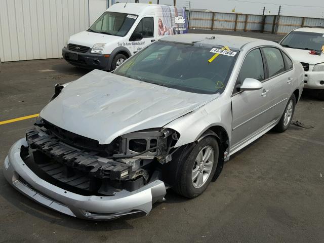 2G1WA5E36F1162941 - 2015 CHEVROLET IMPALA LIM SILVER photo 2