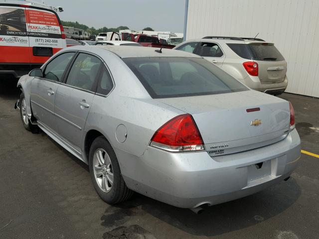 2G1WA5E36F1162941 - 2015 CHEVROLET IMPALA LIM SILVER photo 3