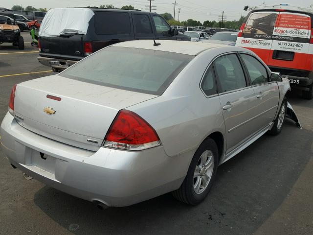 2G1WA5E36F1162941 - 2015 CHEVROLET IMPALA LIM SILVER photo 4