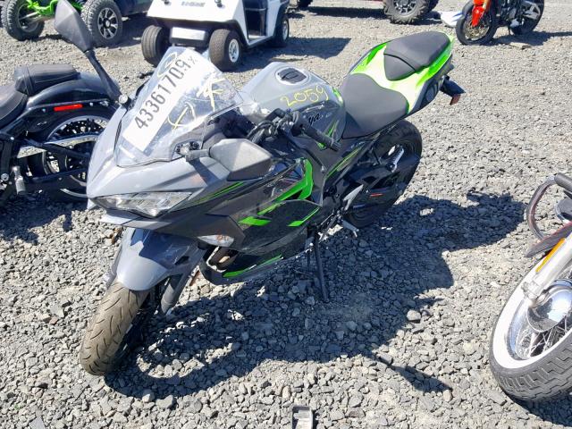 JKAEXKG11KDA22626 - 2019 KAWASAKI EX400 GREEN photo 2