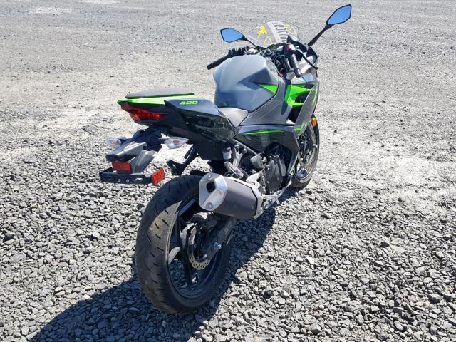 JKAEXKG11KDA22626 - 2019 KAWASAKI EX400 GREEN photo 4