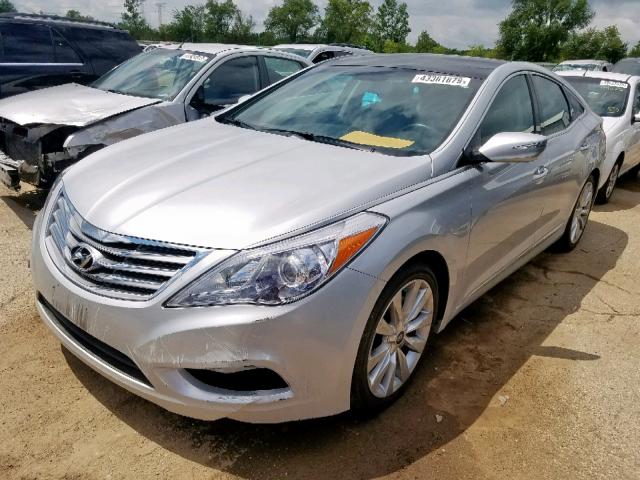 KMHFH4JG4DA329110 - 2013 HYUNDAI AZERA GLS SILVER photo 2