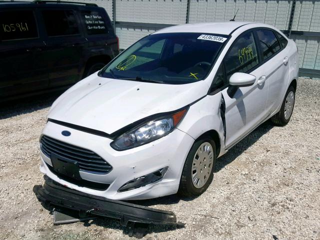 3FADP4AJ7EM211279 - 2014 FORD FIESTA S WHITE photo 2