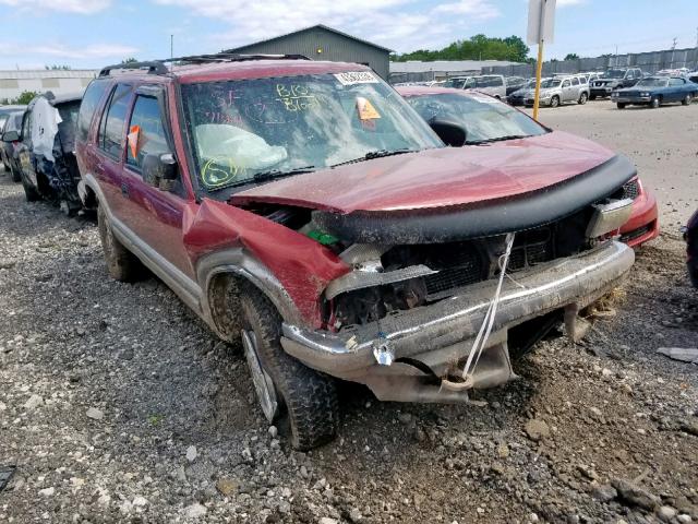 1GNDT13W1X2125559 - 1999 CHEVROLET BLAZER RED photo 1