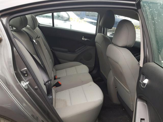 KNAFX4A83E5102384 - 2014 KIA FORTE EX GRAY photo 6