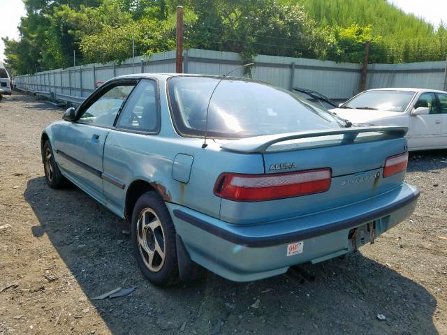 JH4DA9451LS044718 - 1990 ACURA INTEGRA LS GREEN photo 3