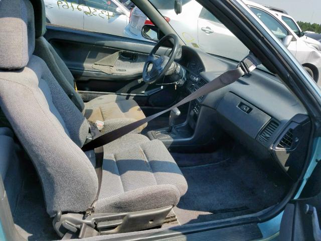 JH4DA9451LS044718 - 1990 ACURA INTEGRA LS GREEN photo 5