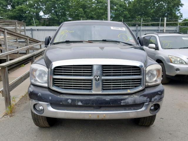 1D7HU18268S607528 - 2008 DODGE RAM 1500 S BLACK photo 9