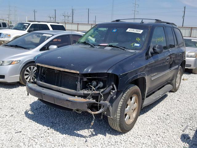 1GKDS13S262257175 - 2006 GMC ENVOY BLACK photo 2