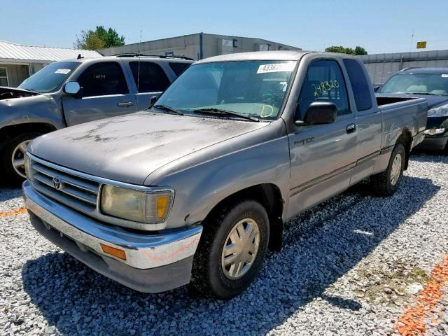 JT4TN12DXT0023150 - 1996 TOYOTA T100 XTRAC GRAY photo 2